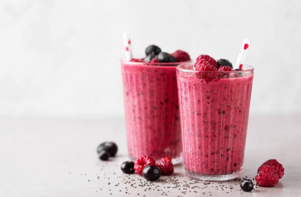 Smoothie à la framboise 