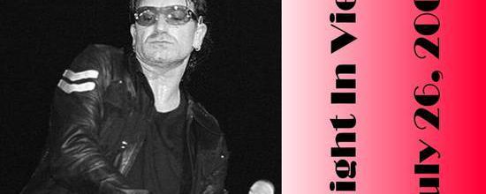 U2 -Elevation Tour -26/07/2001 -Vienne -Autriche -Stadthalle #1