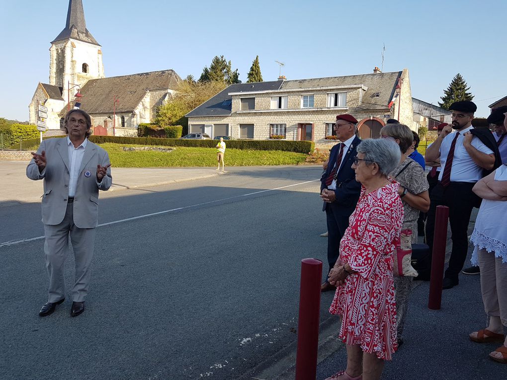 Marsoulas - Tavaux/Pontséricourt - Passage de drapeau de la Résistance