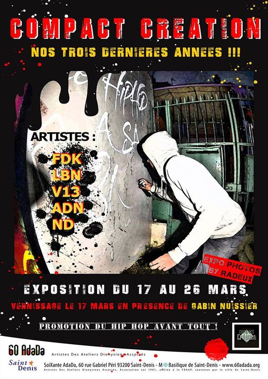 Le tip-top de la culture hip-hop au 60 Adada à Saint-Denis !
