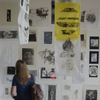 l'exposition des étudiants en Master1 en atelier gravure.