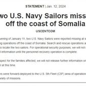 Deux Navy Seals portés disparus au large de la Somalie