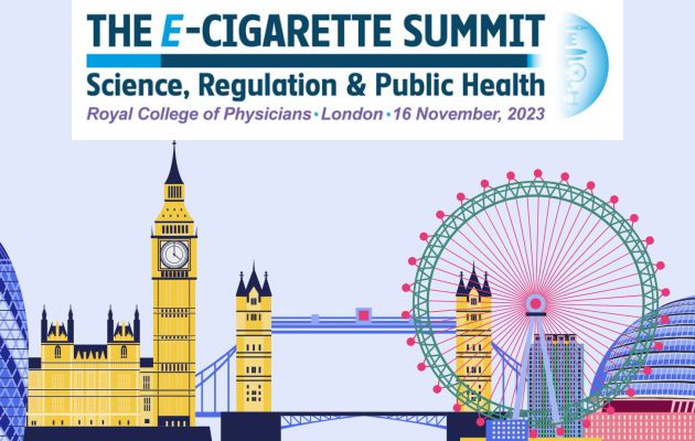 Annonce des organisateurs de l'E-Cigarette Summit UK 2023