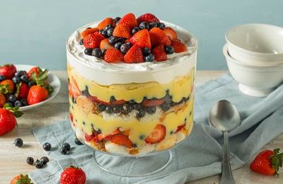 Trifle fruits rouges