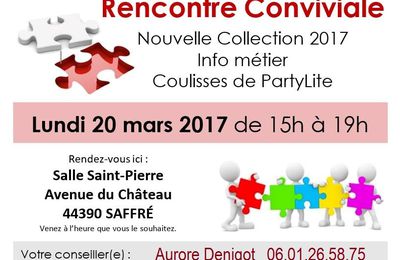 Rencontre conviviale : découverte collection 2017, infos métier 