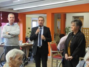 Janvier...et les vœux : avec le maire, avec le conseil d'administration et la remise de 3 Médailles du Travail...