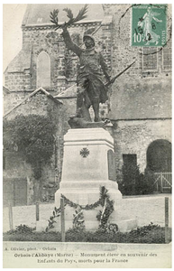 Monument aux morts d'Orbais-l'Abbaye (Marne)