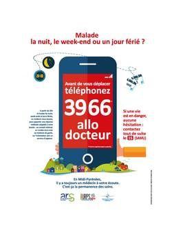 Le 3966, nouveau numéro pour faire "allo docteur" en Midi-Pyrénées