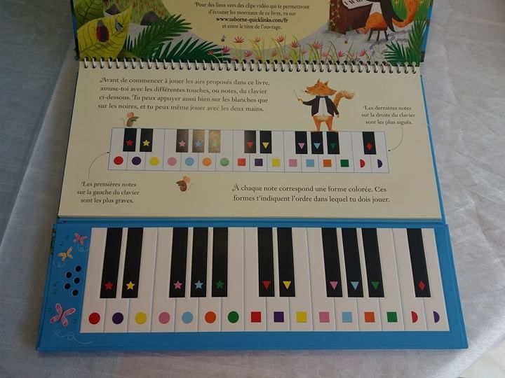 Mon grand livre piano avec les Editions Usborne