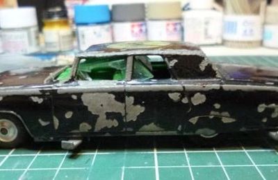 RESTAURATION : La Green Hornet Black Beauty (Corgi Toys 268)