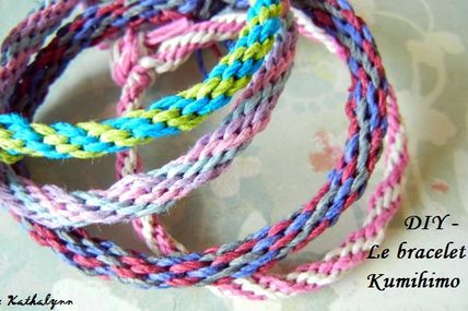 Le weekend, ça bricole!#8 - DIY Les bracelets Kumihimo