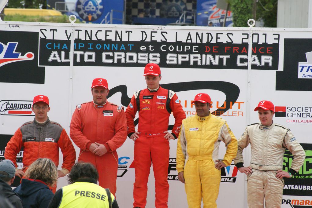 Les 11 et 12 mai 2013 à Saint-Vincent-des-Landes (44), 3ème épreuve du championnat de France d'autocross.