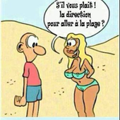 Humour coquin: Une blonde cherche la plage - Doc de Haguenau