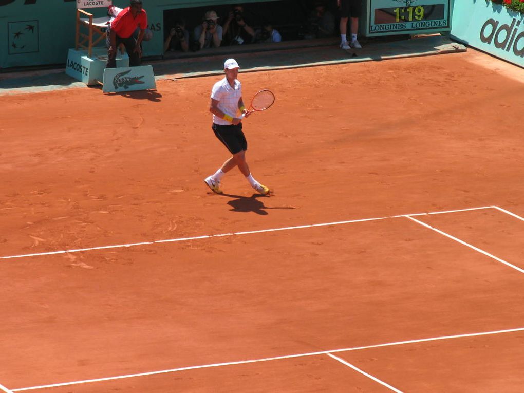 Photos prises lors des demi-finales Soderling-Berdych et Nadal-Melzer à Roland Garros 2010.