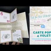 carte pop up 4 volets photos