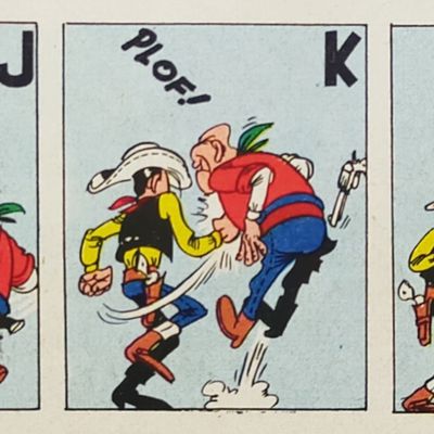 "Bagarre pour Lucky Luke" concours Spirou - 1959