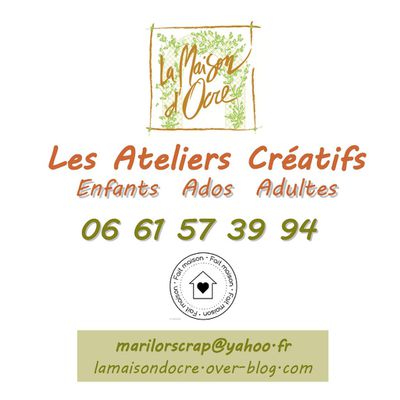 PROGRAMME DES ATELIERS CREATIFS