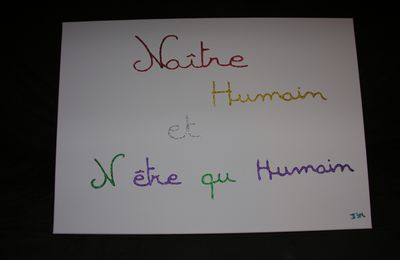 Naître humain et n'être qu'humain / To be born human and to be only human