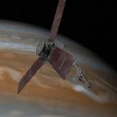 Autour de Jupiter, Juno bloquée sur une orbite elliptique