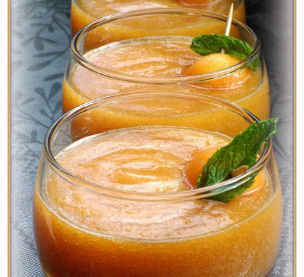 Recette soupe de melon dessert