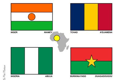 Drapeaux de l'Afrique à Colorier (5)