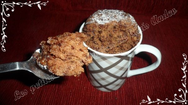 Mugcake chocolat minute