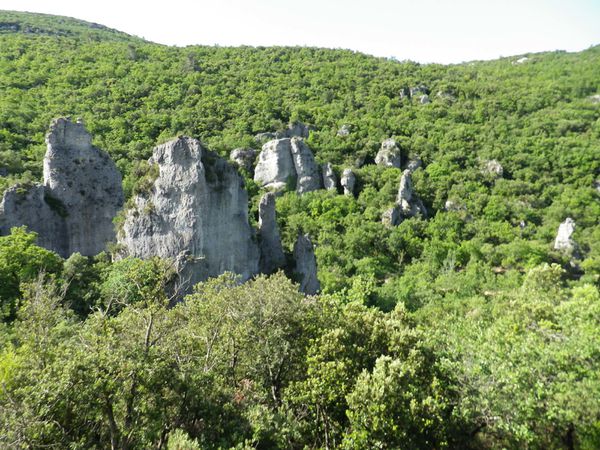 Les Aiguilles de Valbelle à Méounes le 22 juin 2014