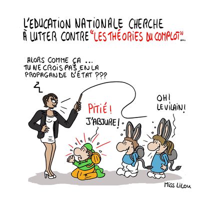 L'Éducation Nationale cherche à lutter contre "les théories du complot"...