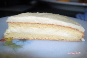 pain de Gênes et mousse au citrons