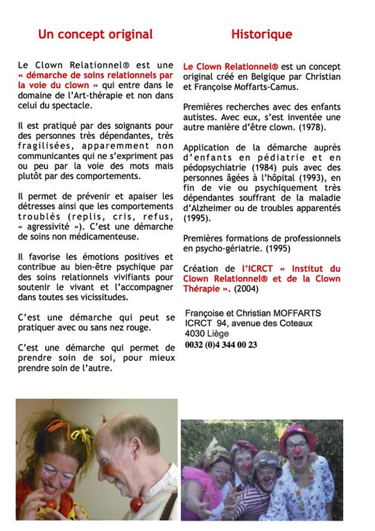 Création le 18 octobre 2019 de l'association Clown Relationnel Rhône-Alpes, Le CRRA