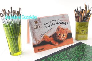 Calendrier 2022 "Tu peux pas comprendre, t'es pas un Chat !"