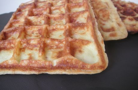 Gaufre salées aux pommes de terre