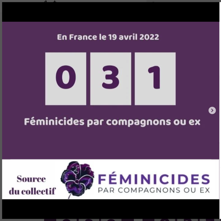 45 EMME   FEMINICIDES  DEPUIS LE DEBUT  DE L ANNEE   2022 
