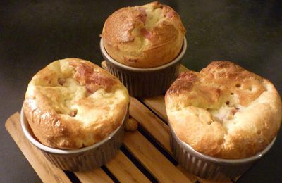 Soufflés express au roquefort (Thermomix)