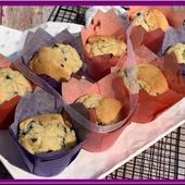 Muffins au mascarpone et pépite de chocolat