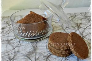 Sablés chocolat & noisettes