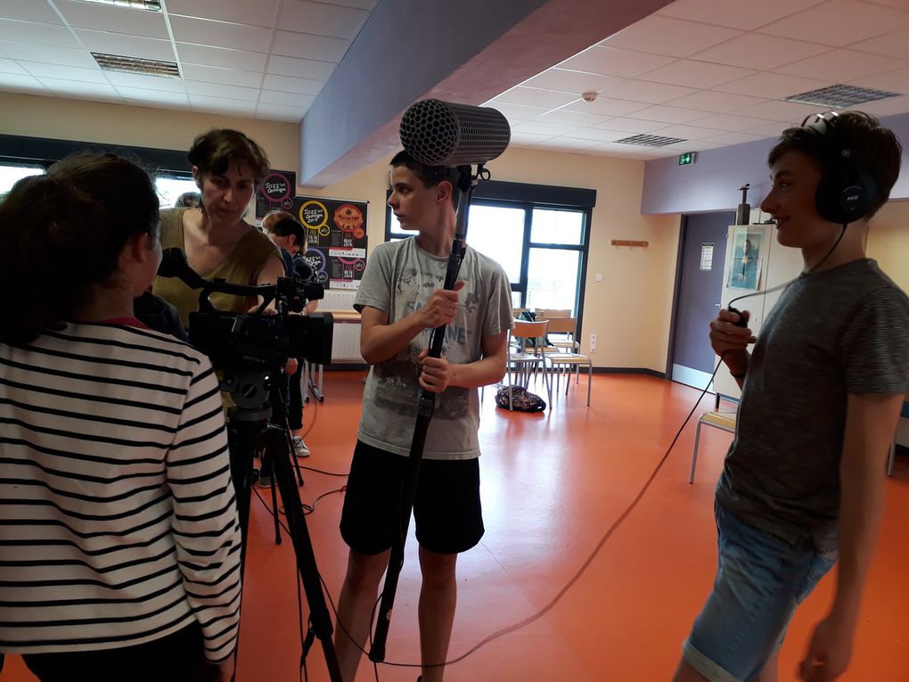 Atelier documentaire : les 4èmes préparent leur film