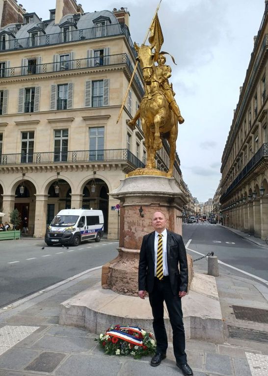 Hommage à Jeanne d'Arc à Paris (01/05/24)