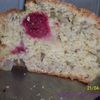 Cake aux pommes et aux framboises