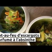 Pot-au-feu d'escargots parfumé à l'absinthe