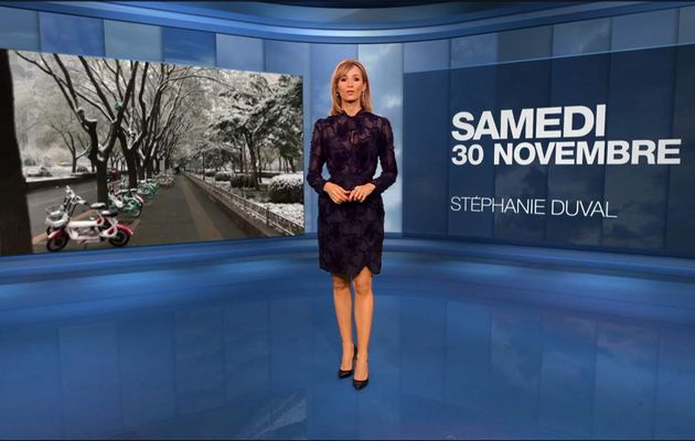 Stéphanie Duval Météo M6 le 30.11.2019