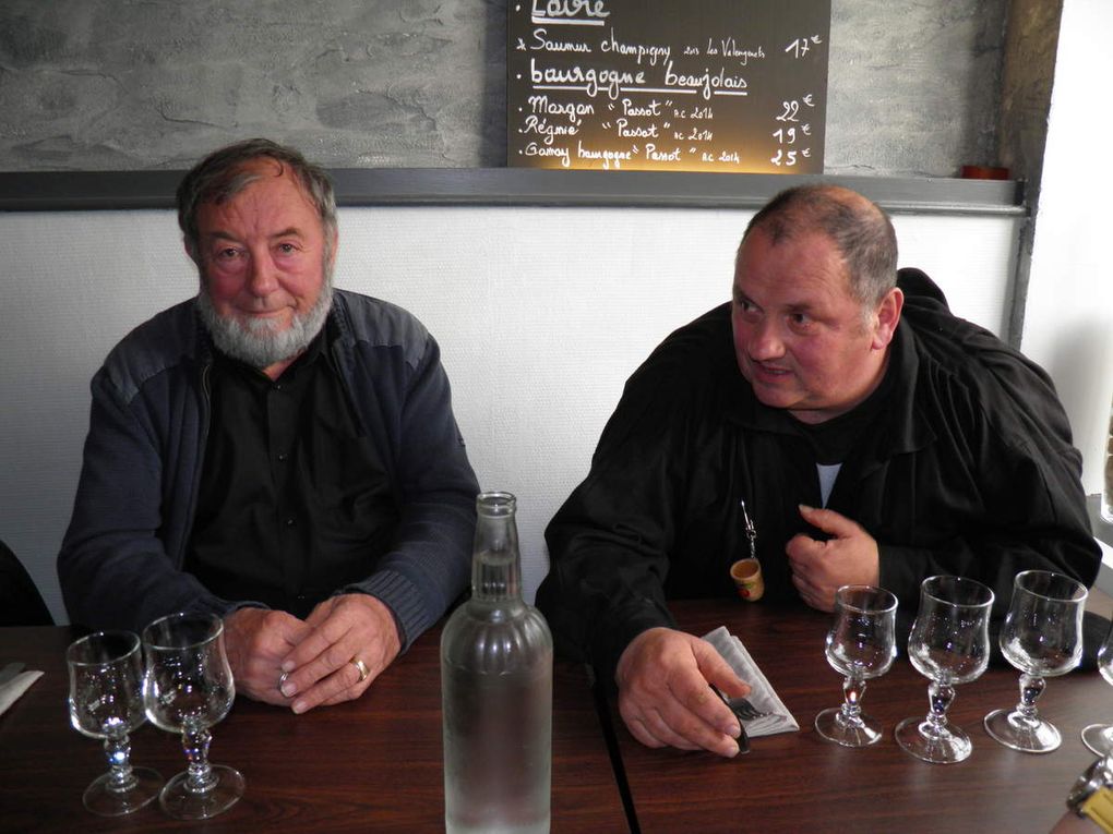 Repas de la Confrérie et de ses Amis à l'Ardoise de Saint-Pierre après l'assemblée générale de 2016.