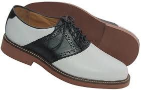 for haapy look wear saddle shoes