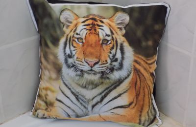 coussin tigre