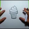 Como dibujar un helado paso a paso 5