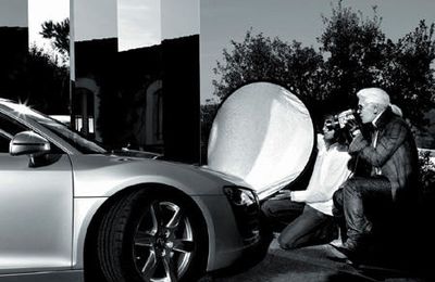 Audi R8 photographiée par Karl Lagerfeld