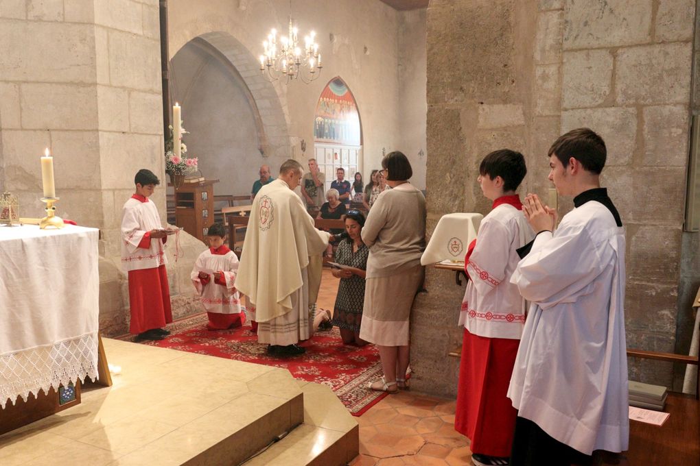 Messe Solennelle au Sacré Coeur de Jésus et enrolements de nouveaux gardes d'honneur...