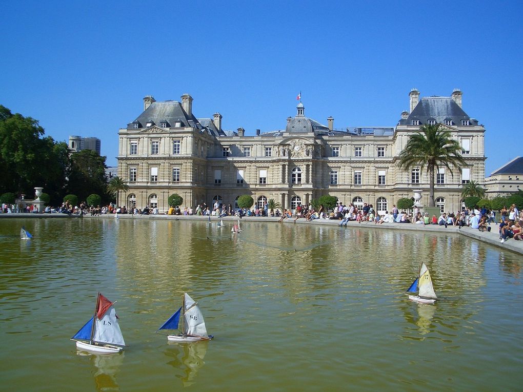 Jardin du Luxembourg. Paris. Lac Mälar. Stockholm. Suède.