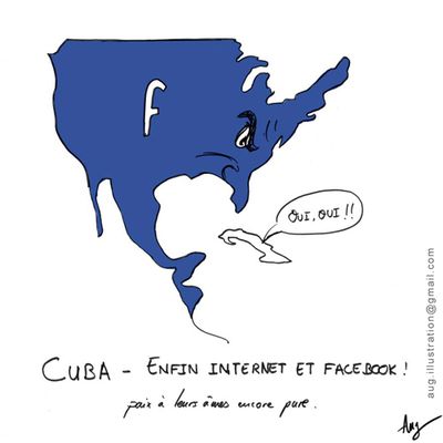 Cuba se fait manger par le géant Facebook !