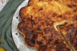 Quiche sans pâte au parmesan et tomates séchées